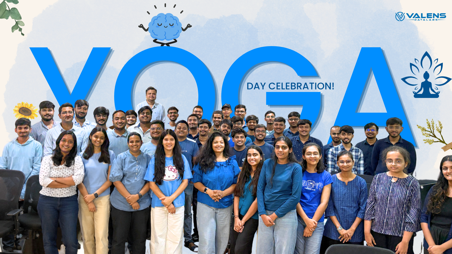 Yoga Day at Valens DataLabs | A Day of Wellness & Mindfulness